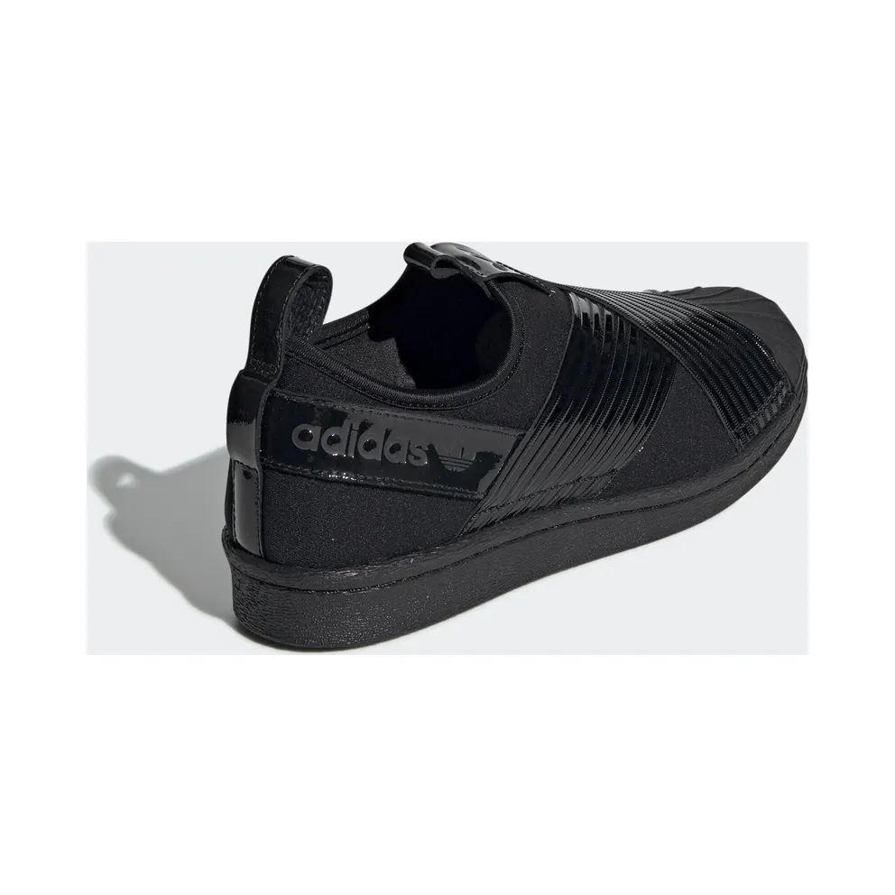 adidas Superstar Slip-On Triple Black (W) Core Black/Core Black/Collegiate Purple (BD8055)