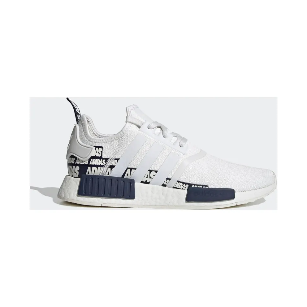adidas NMD_R1 Schuh Crystal White / Crystal White / Collegiate Navy (FX6795)