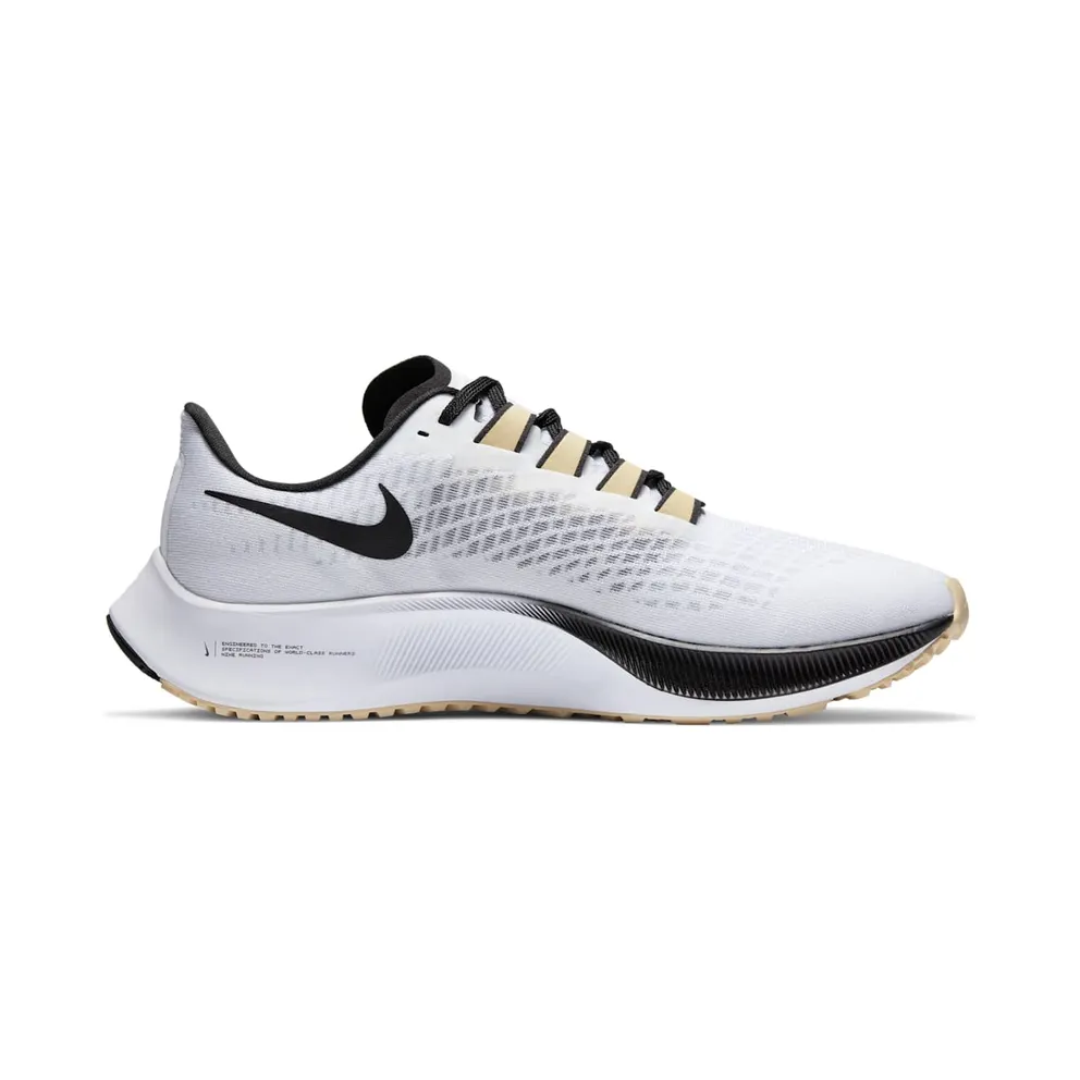 Nike Air Zoom Pegasus 37 New Orleans Saints White/Pure Platinum-Black-Team Gold (CZ5461-100)