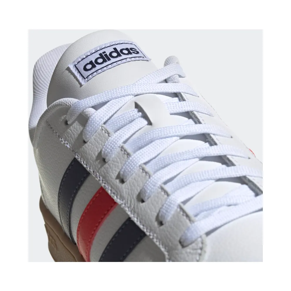 Adidas Grand Court Cloud White / Trace Blue / Active Red (EE7888)
