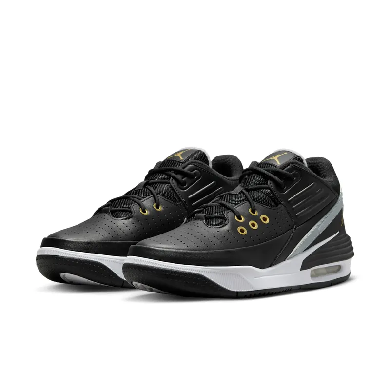 Jordan Max Aura 5 Black White Wolf Grey Metallic Gold (DZ4353-017)