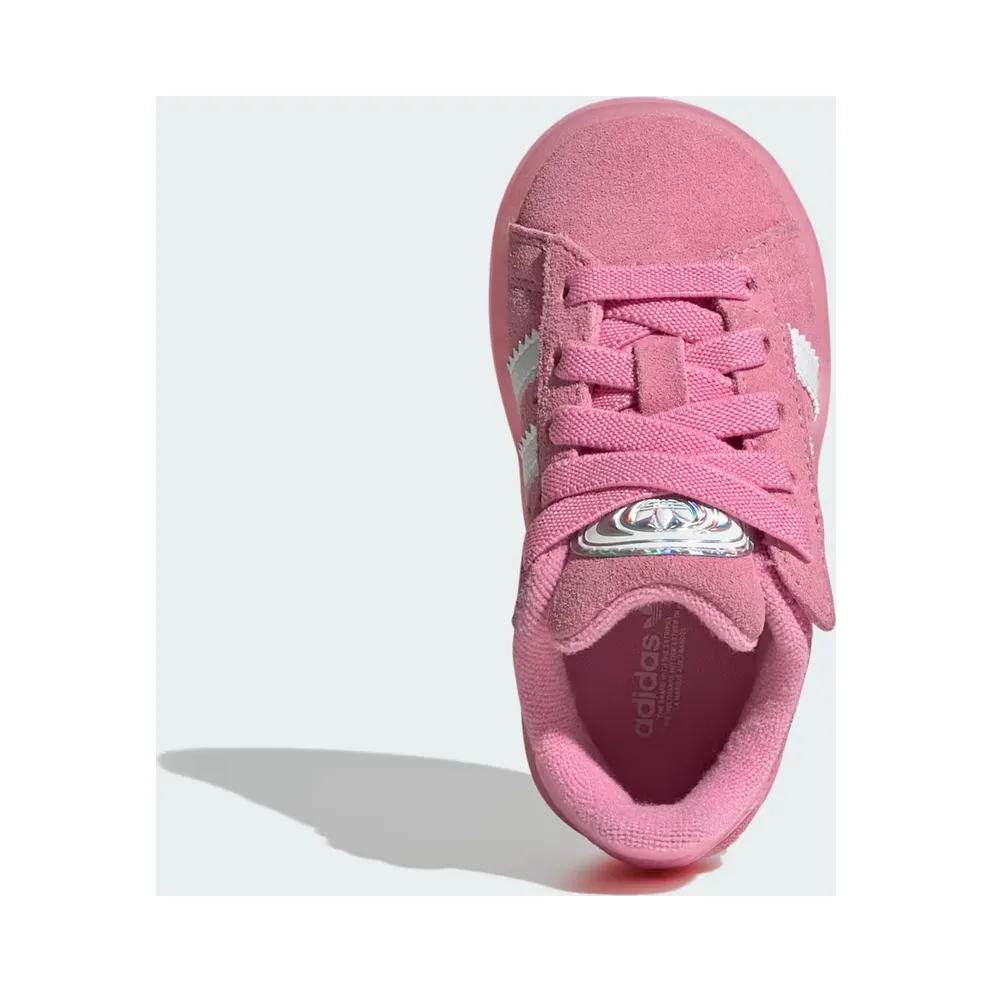 Adidas Campus 00s Led Lights Comfort Closure Elastic Lace Kids Bliss Pink / Cloud White / Clear Pink (JS1283)