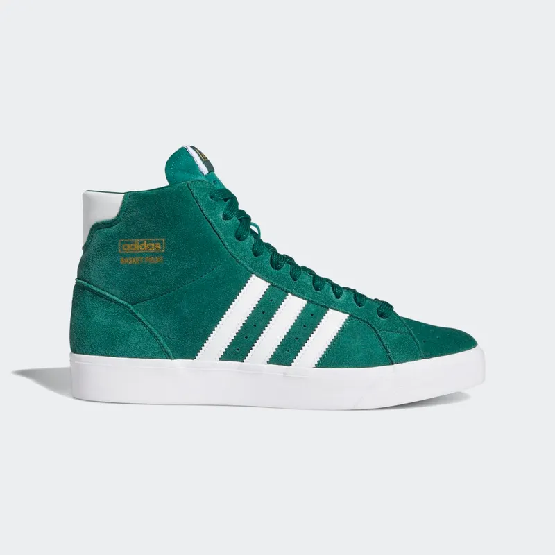 adidas Basket Profi Collegiate Green / Cloud White / Gold Metallic (FW4513)