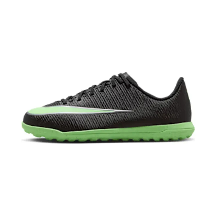 Nike Jr. Mercurial Vapor 17 Club ‘ Multi-Ground Low-Top “Black / Illusion Green” (IO1484-001)