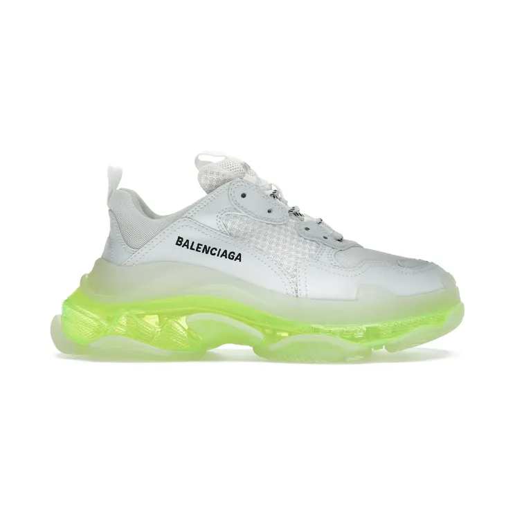 Balenciaga Triple S Clear Sole White Fluo Yellow