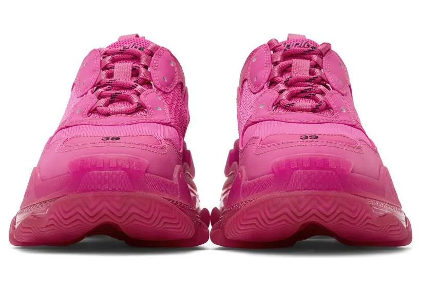 Balenciaga Pink Triple S Clear Sole 5059 PINK (541624-W2FG1) (2)