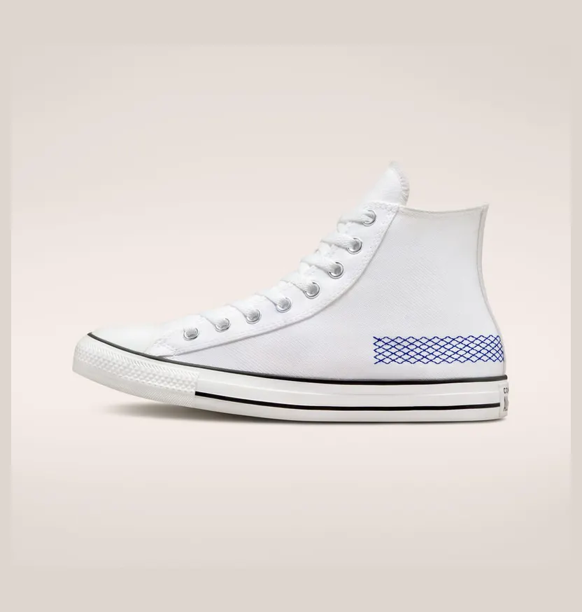 Converse Chuck Taylor All Star Denim Patchwork Wit/blauw/zwart (A00779C)