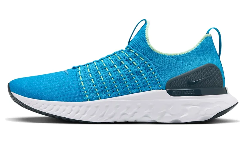 Nike React Phantom Run Flyknit 2 Blue Orbit Vapor Green Deep Ocean (CJ0277-402)