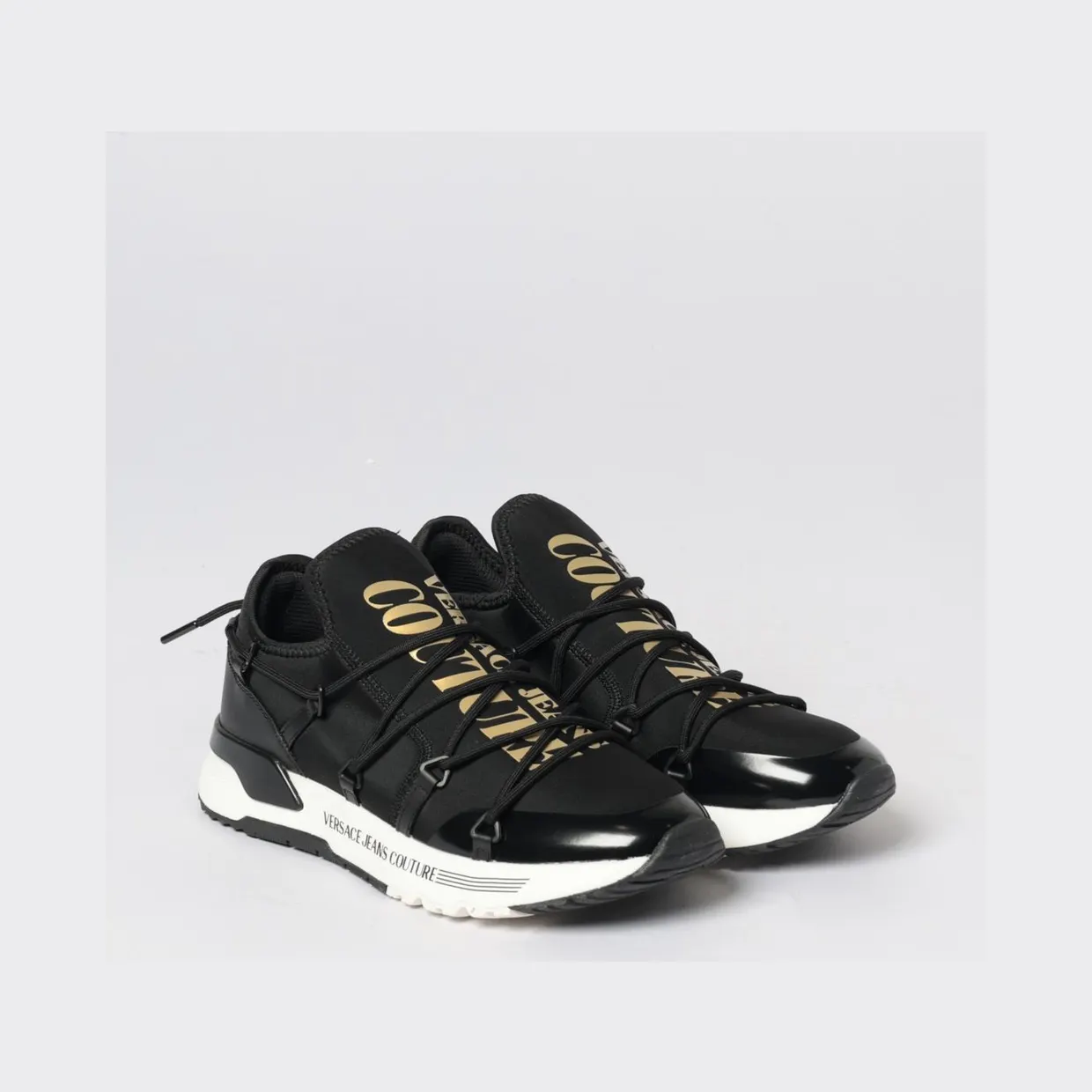 Versace Mesh Sneakers Black (80YA3SA6ZSE16899)