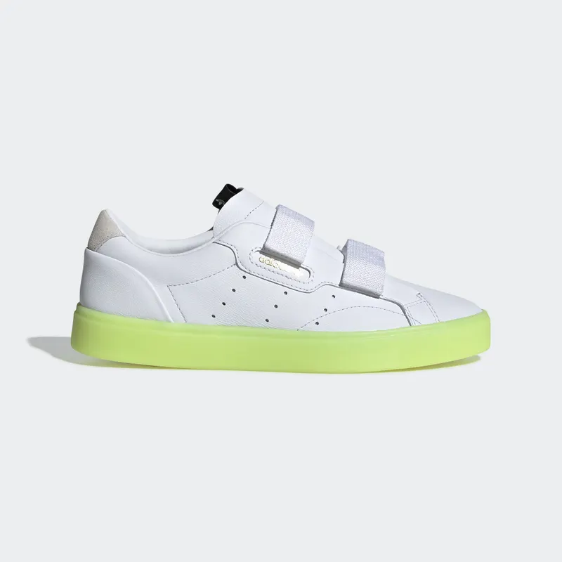 adidas Sleek S Cloud White Hi Res Yellow (W) Cloud White/Cloud White/Hi-Res Yellow (EE8279)