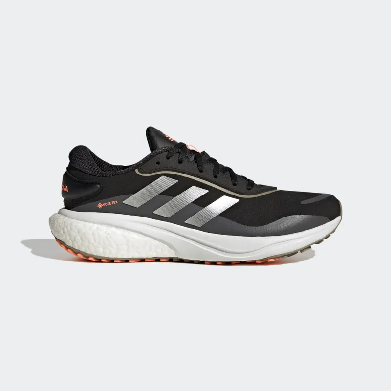 adidas Supernova GORE-TEX Core Black / Silver Metallic / Beam Orange (GW9109)