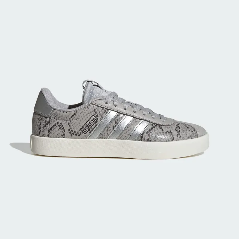 Adidas VL Court 3.0 Grey Two / Silver Metallic / Off White (JR8669)