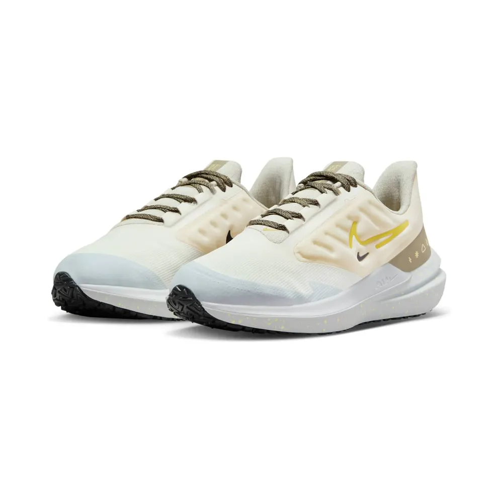 Nike IntelliKnitAir Winflo Shield “Pale Ivory / Neutral Olive / Sea Glass / High Voltage” (DM1104-100)