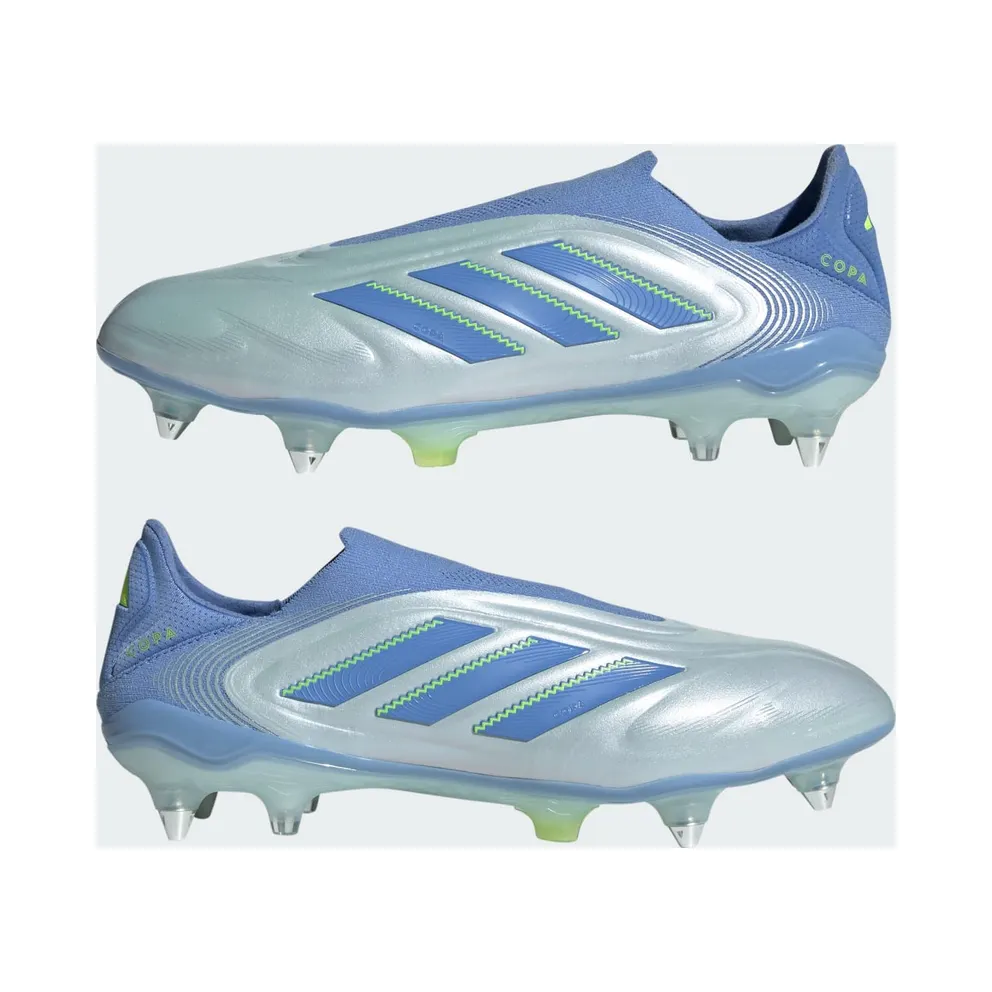 adidas Copa Pure 3 Elite Laceless SG Halo Blue Fusion Lucid Lemon (IH0857)