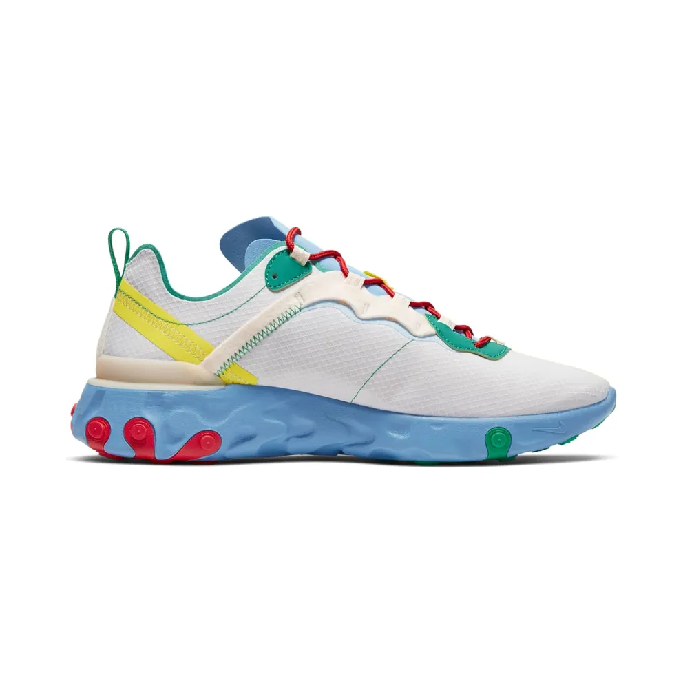 Nike React Element 55 Guava Ice Vast Grey Lucid Green Guava Ice/Vast Grey-University Red-Lucid Green (CT1142-800)
