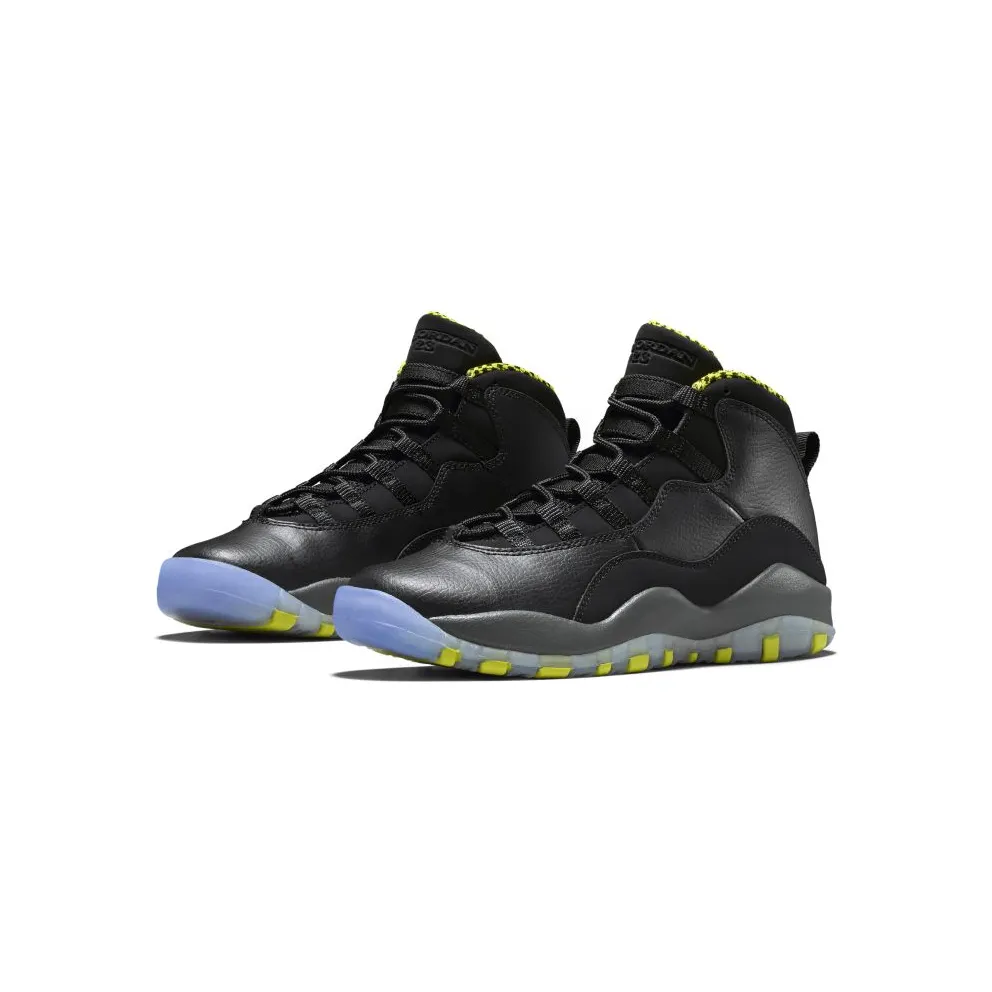 Jordan 10 Retro Venom (GS) Black/Vnm Green-Cl Grey-Anthrct (310806-033)