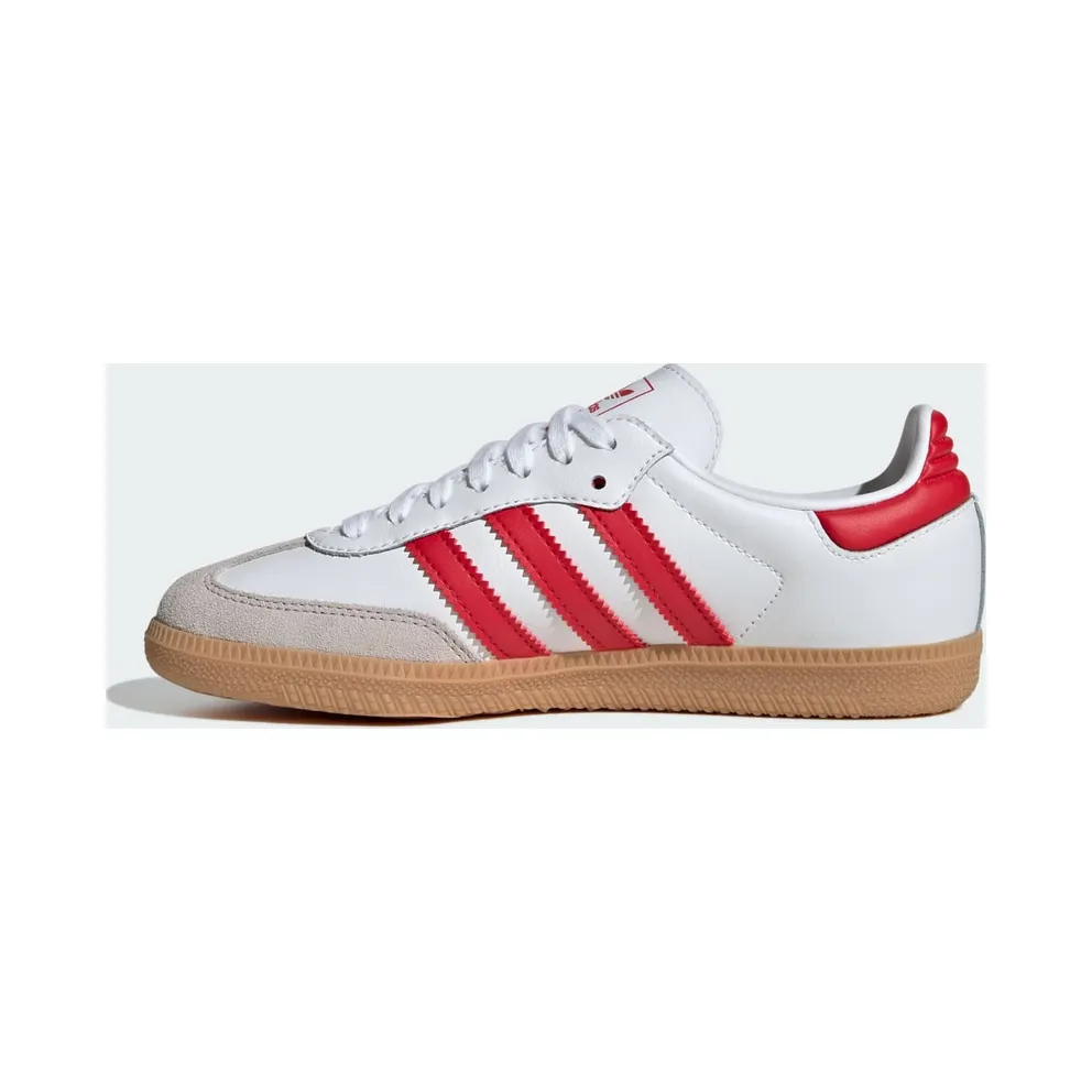 Adidas Samba OG Kids Cloud White / Better Scarlet / Gum (JQ2833)