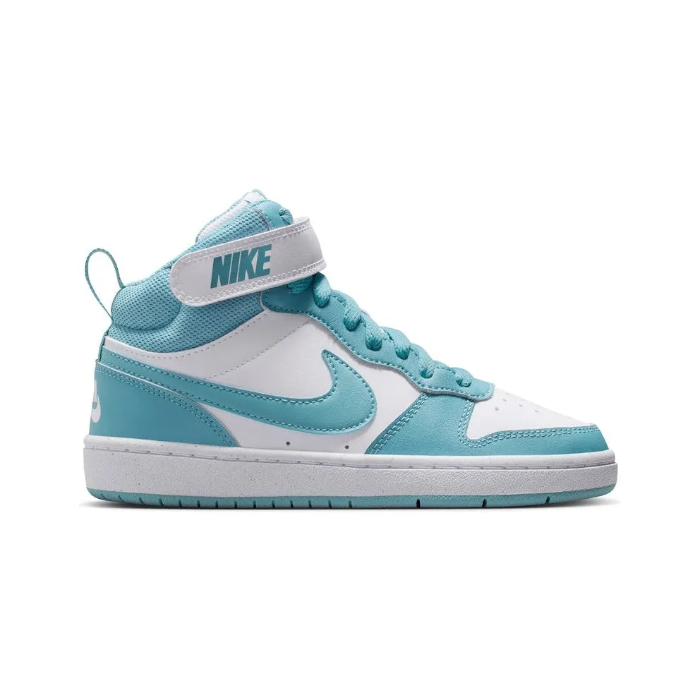 Nike Court Borough Mid 2 White Denim Turquoise (CD7782-129)
