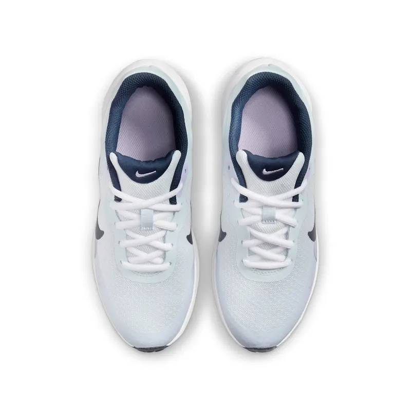 Nike Revolution 7 GS “Football Grey Midnight Navy” (FB7689-004)