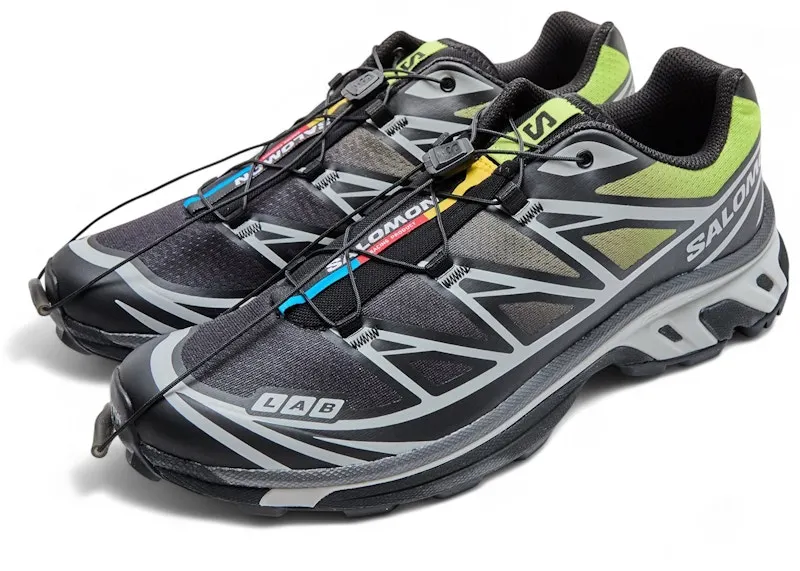 Salomon XT-6 Black Acid Lime (L49275800)