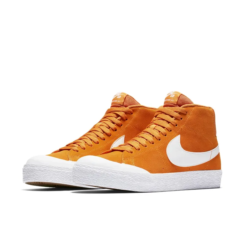 Nike SB Blazer Zoom Mid Circuit Orange Circuit Orange/White-Gum Light Brown (876872-819)