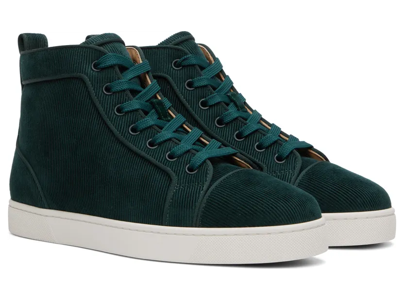 Christian Louboutin Green Louis Sneakers (3220767) (4)