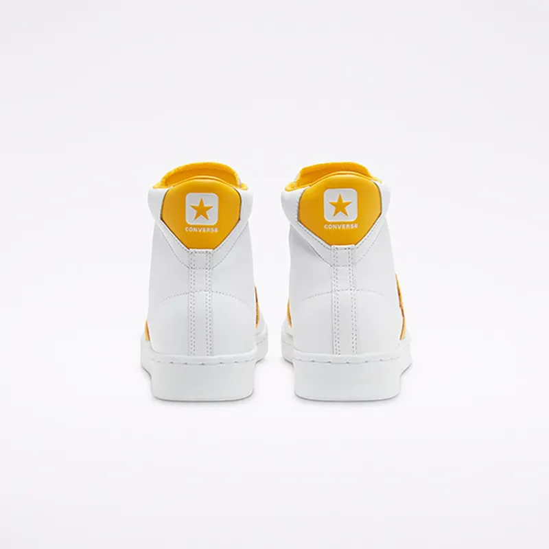 Converse Pro Leather Hi White Amarillo White/Amarillo-White (166812C)