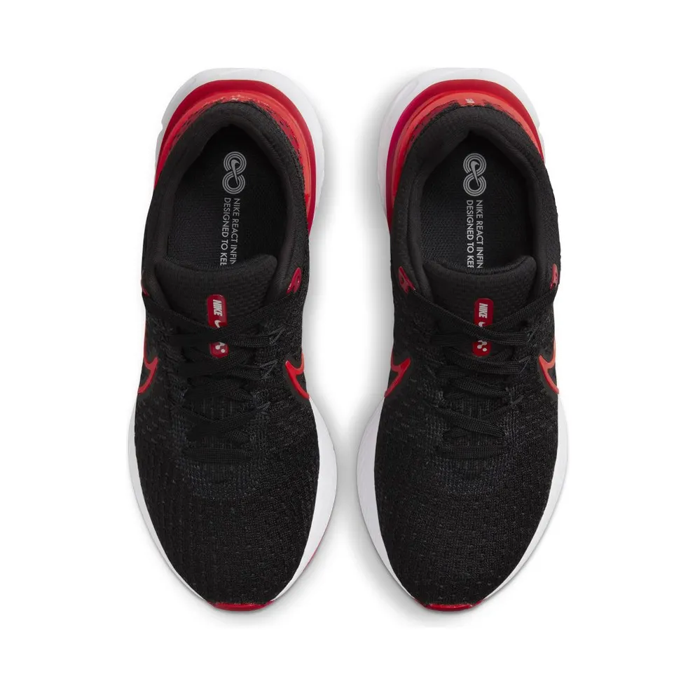Nike React Infinity Run Flyknit 3 Road Running Black (DD3024-008)