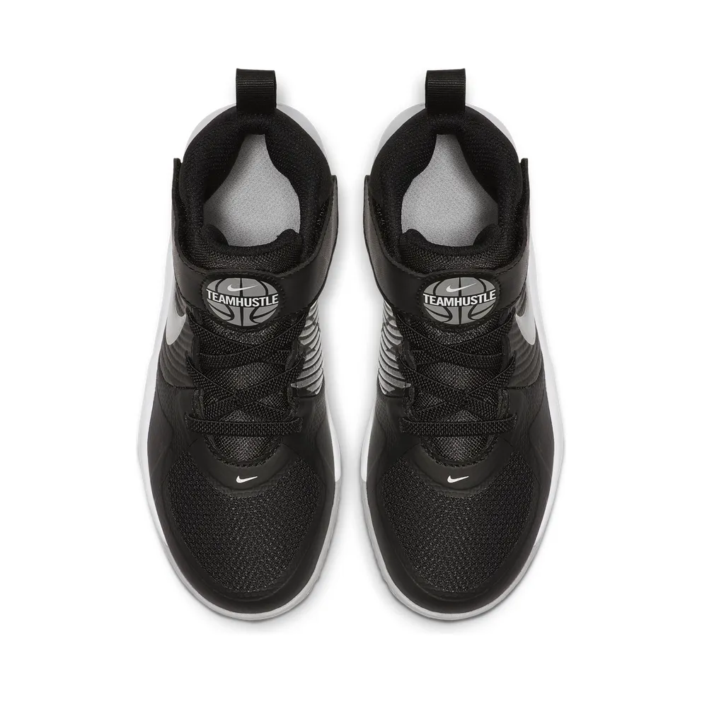 Nike Team Hustle D 9 Black Wolf Grey (PS) Black/Wolf Grey/White (AQ4225-001)