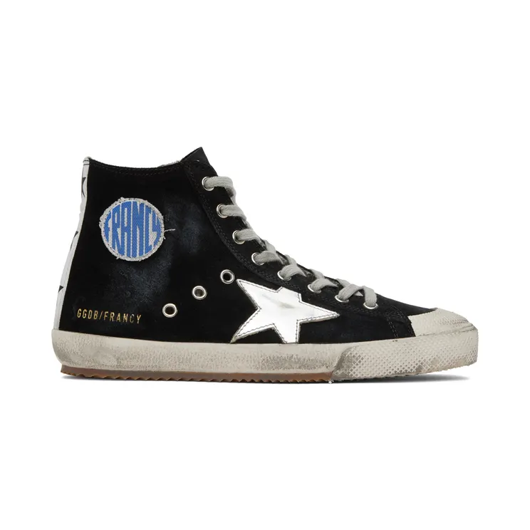 Golden Goose Black Francy Bike High-Top Sneakers (GMF00260.F002753.90312)