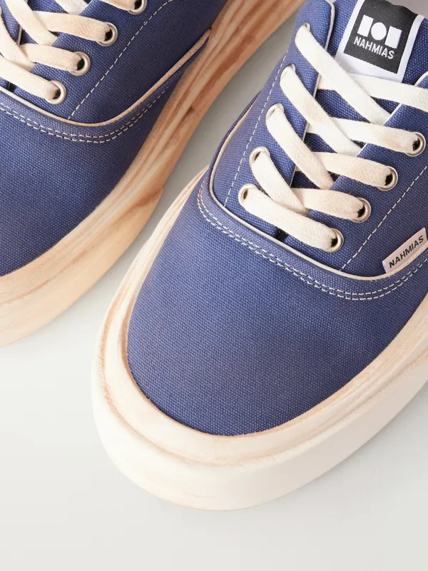 Nahmias Ollie Cotton-Canvas Blue Canvas (FTW4W-455)