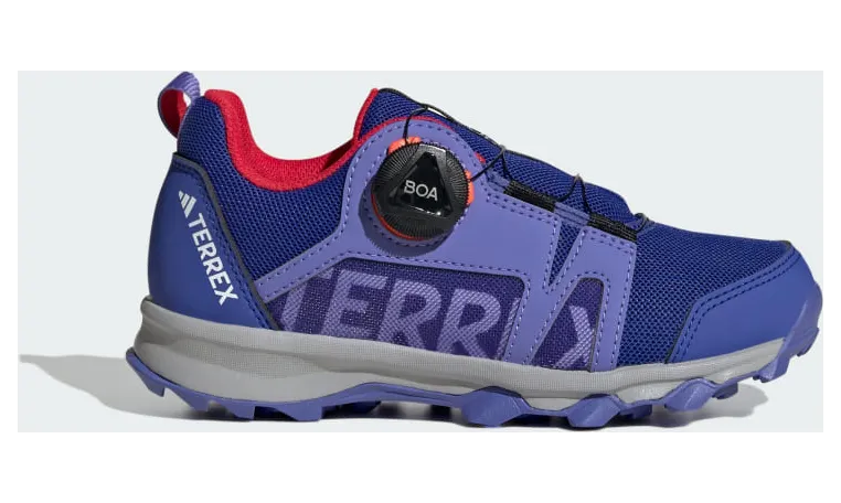 Adidas Terrex Agravic BOA Trail Running Kids Semi Cobalt Blue / Cloud White / Semi Lucid Blue (JI1354)