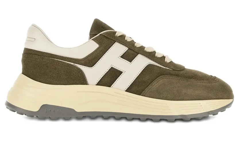 Hogan Hyperlight Sneakers mit Logo-Patch – Braun (HXM5630FR30UL6)