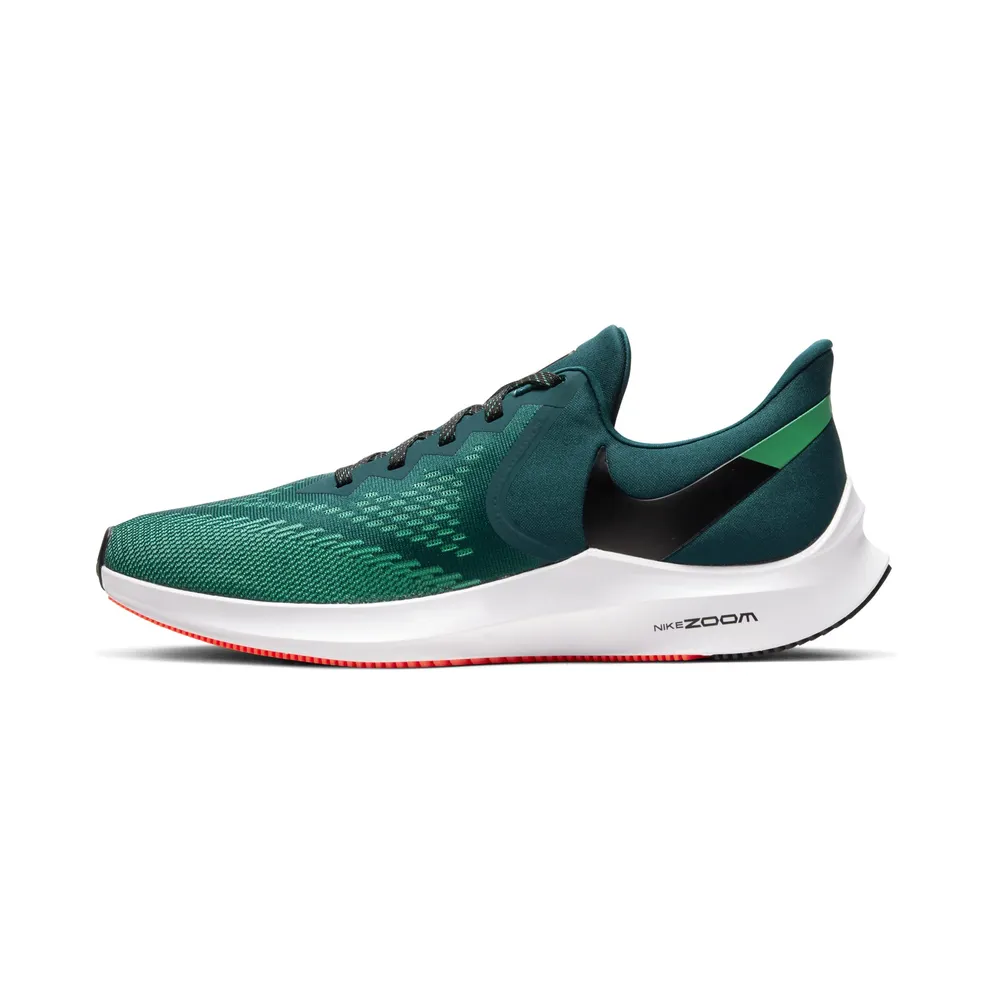 Nike Air Zoom Winflo 6 Blue “Midnight Turquoise / Neptune Green / Hyper Crimson / Black” (AQ7497-300)