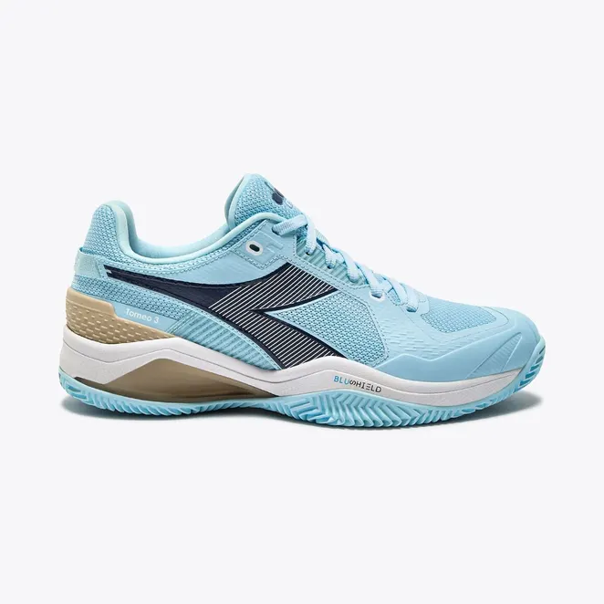 Diadora Blushield Torneo 3 W Clay Corydalis Blue / Black Iris – “Blue” (101.181469_D1291)