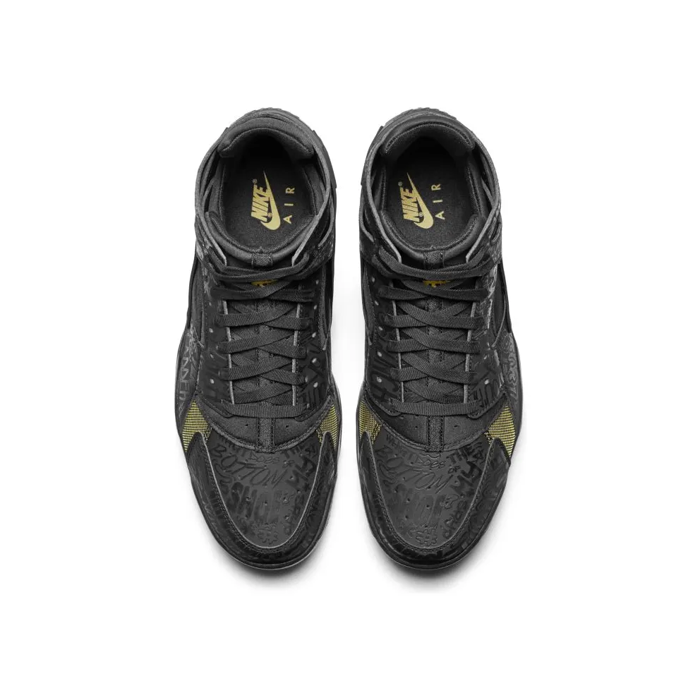 Nike Air Flight Huarache Trash Talk Black/Black-Metallic Gold (686203-002)