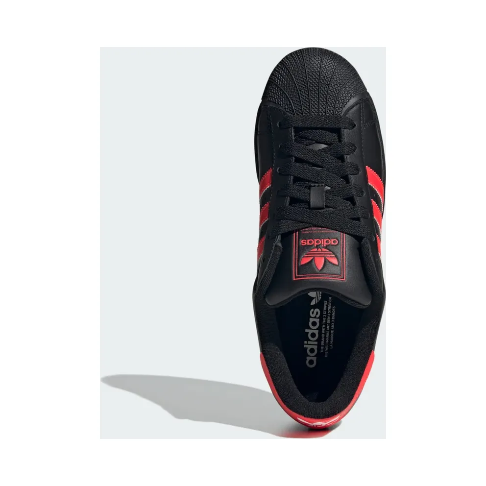 Adidas SUPERSTAR II “Core Black Lucid Red Cloud White” (JQ3176)