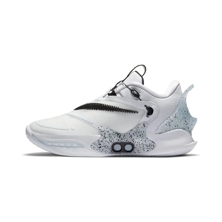 Nike Adapt BB 2.0 Oreo “White / Wolf Grey / Bright Crimson / Black” (BQ5397-101)