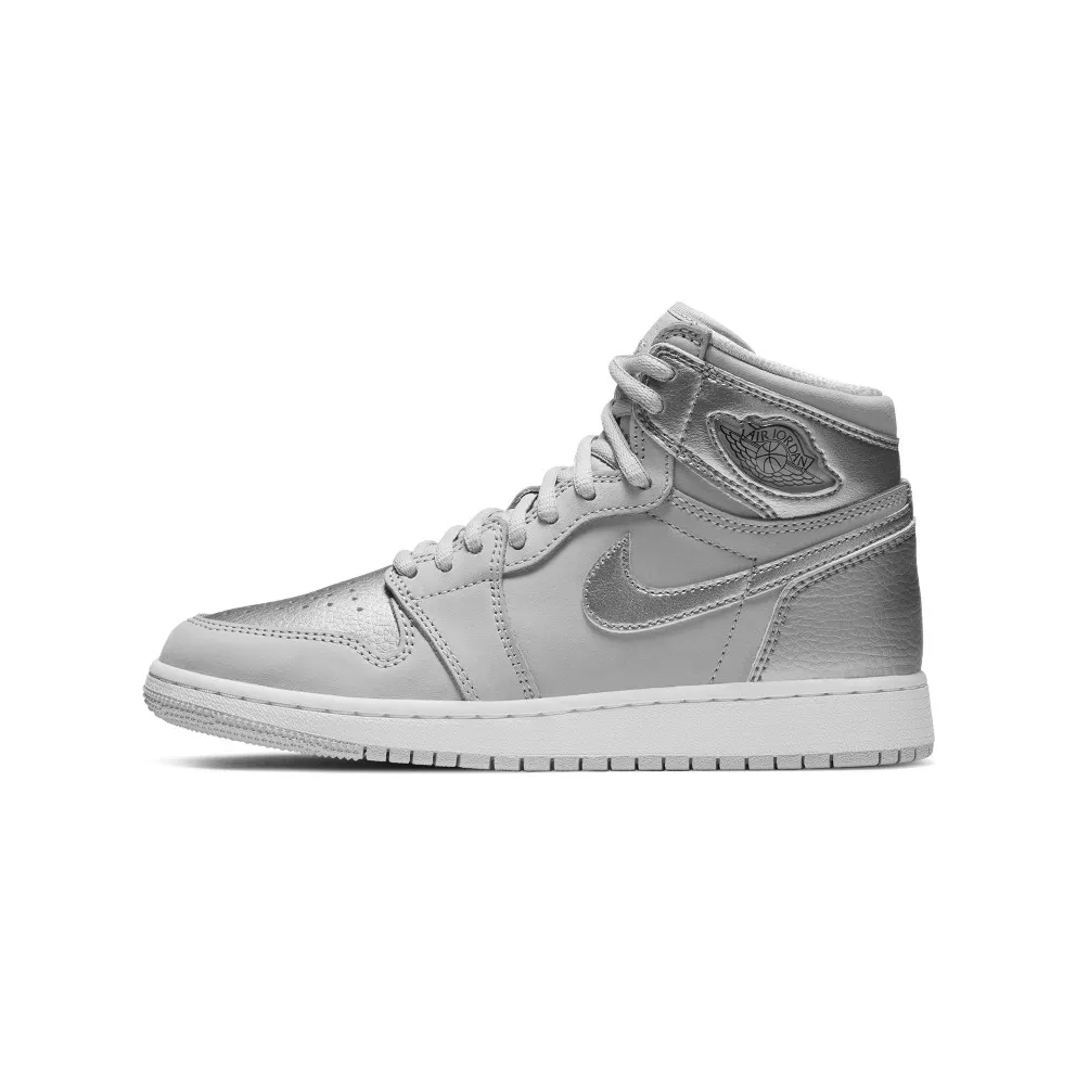 Air Jordan 1 Retro High CO.JP ‘Metallic Silver’ (GS) (2020) (575441-029)