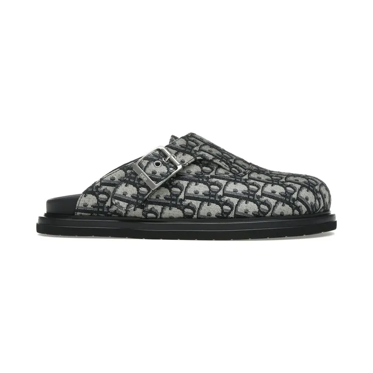 Dior Aqua Mule Beige Black Dior Oblique Jacquard (3SA138ZSA-H961)