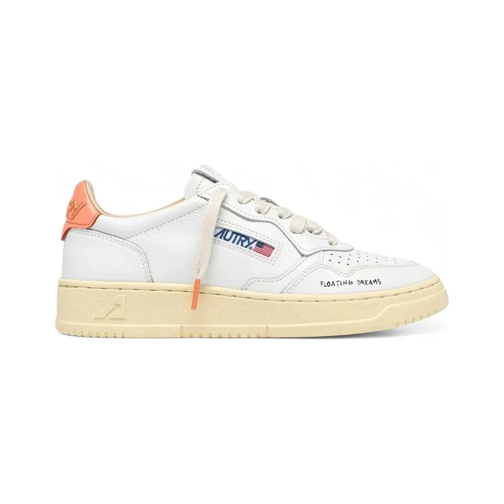 Autry Medalist DL White Peach Pink (AULW-DL03)