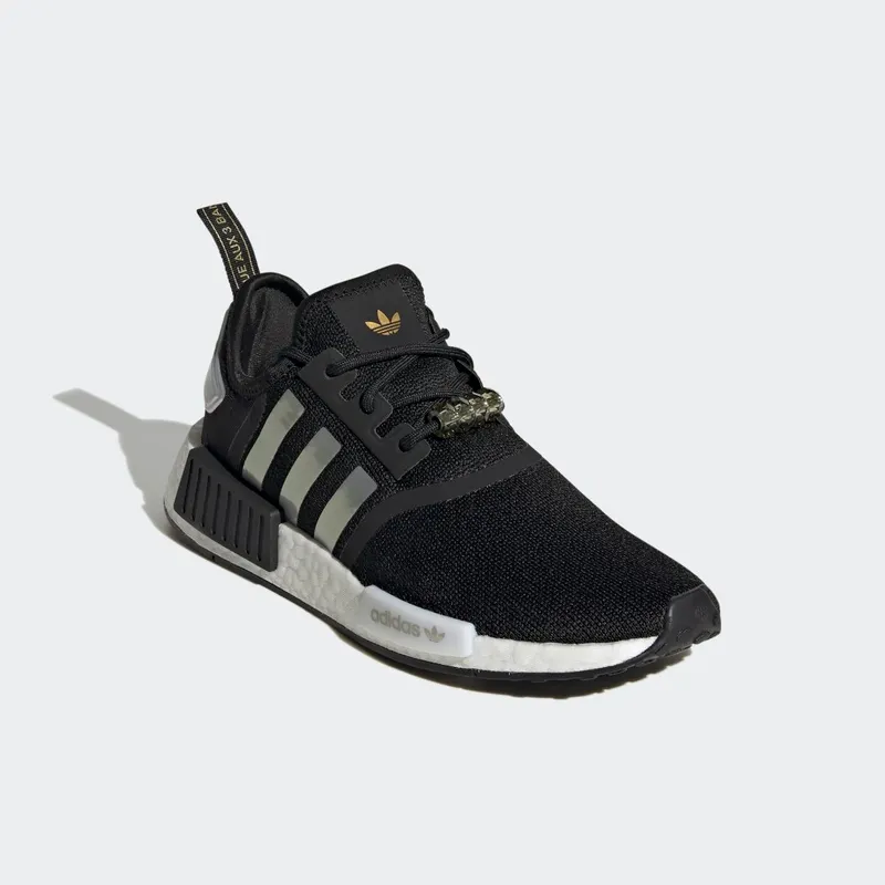 Adidas NMD_R1 Core Black / Gold Metallic / Cloud White (GY9574)