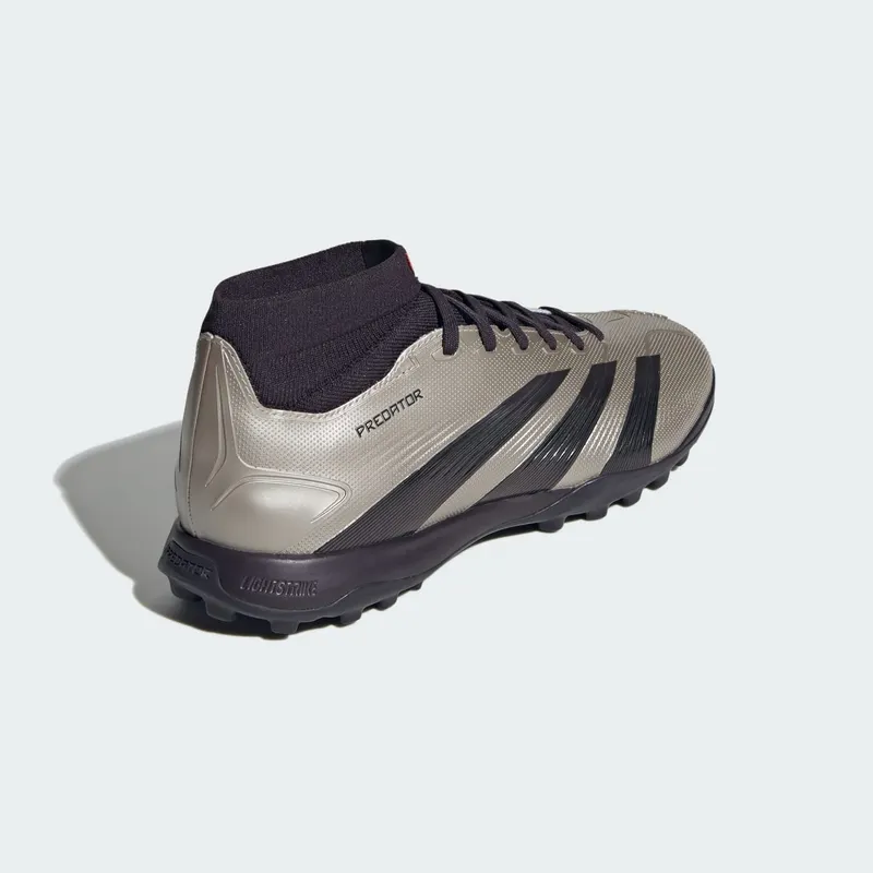adidas Predator League Mid Turf Platinum Metallic Aurora Black Turbo (IF6388)