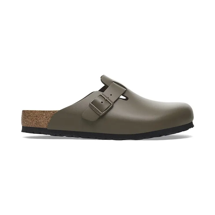Birkenstock Boston Natural Leather Concrete Gray (1029079)
