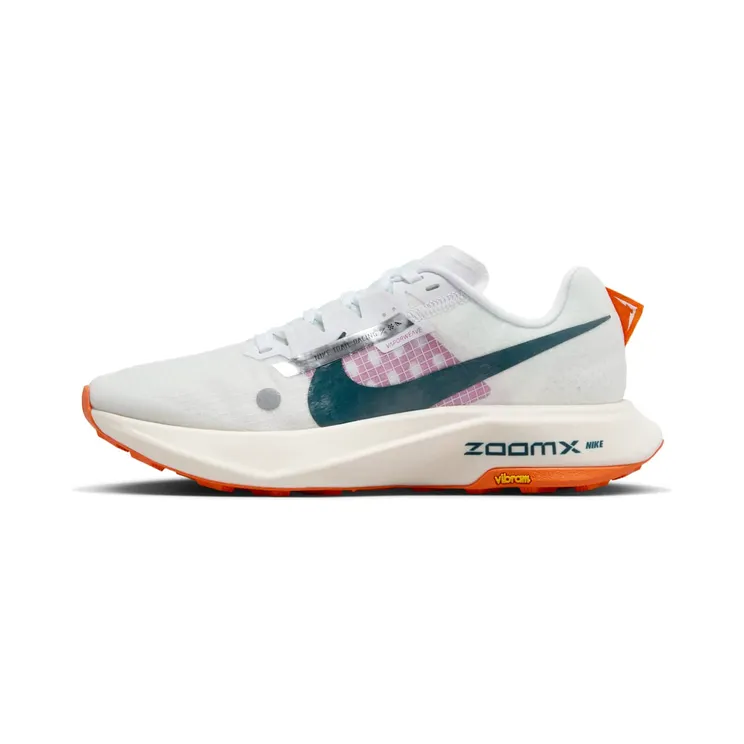 Nike ZoomX Ultrafly Trail “White / Safety Orange / Vivid Grape / Deep Jungle” (DZ0489-101)