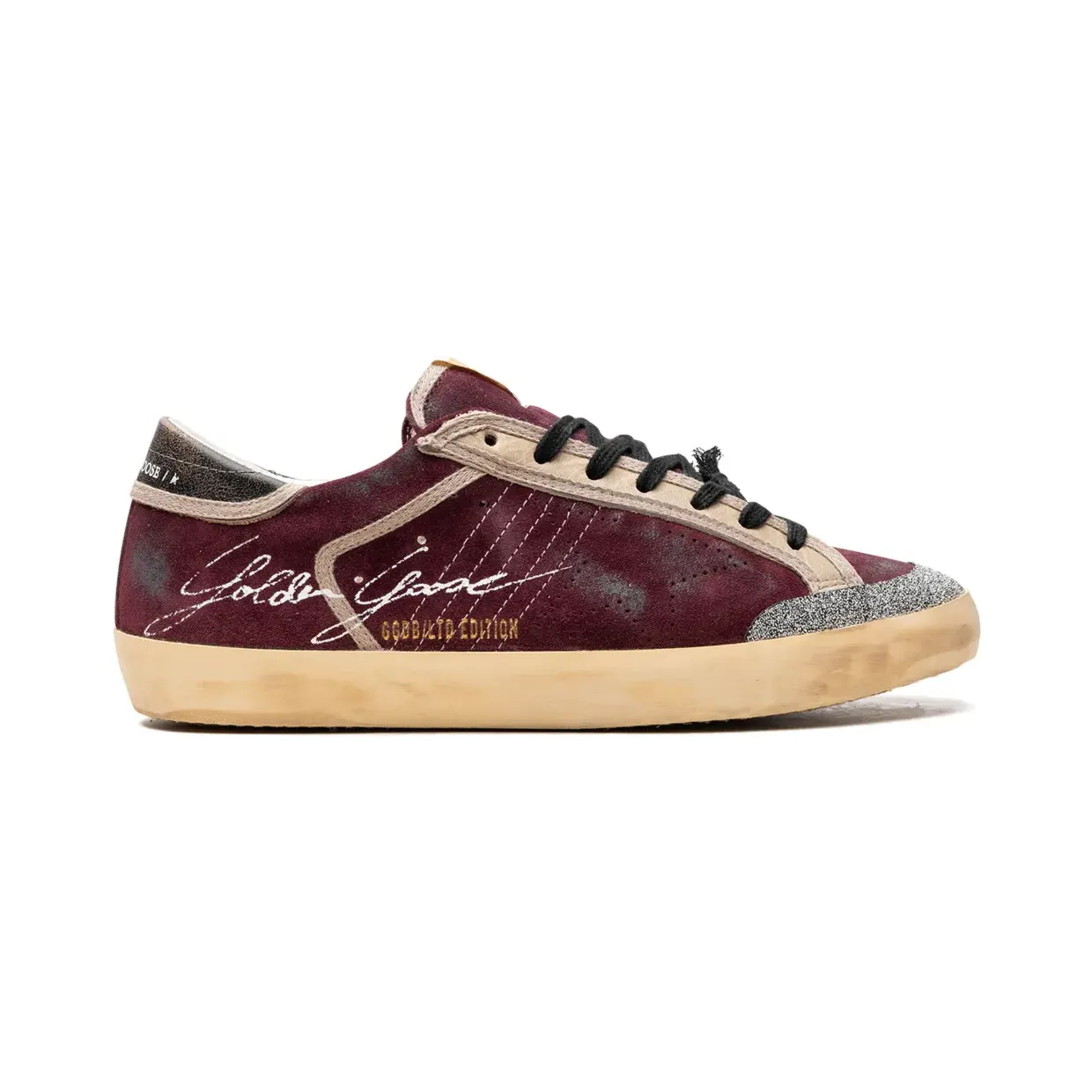 Golden Goose Super-Star Penstar Wine Red/Black “Red” (GMF00172F004363)