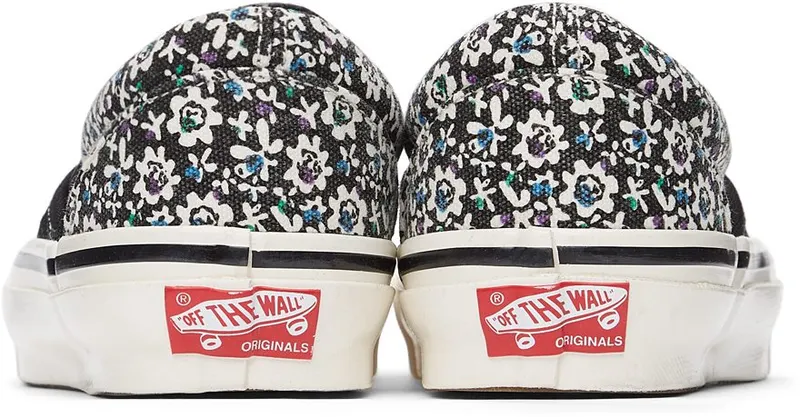 Vans Black Micro Daisy OG Classic Slip-On LX Black (VN0A45JK4L0)