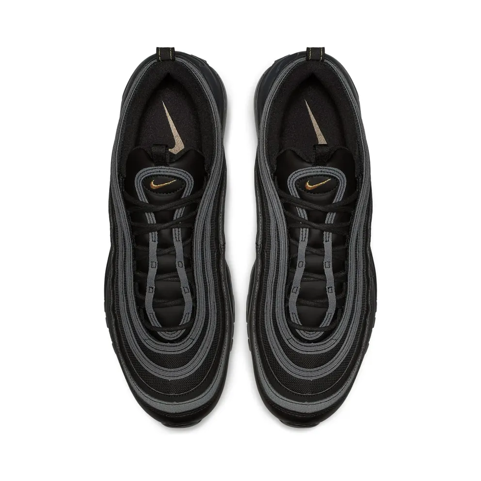 Nike Air Max 97 Leather Black Gold Black/Anthracite-Metallic Gold (BQ4580-001)