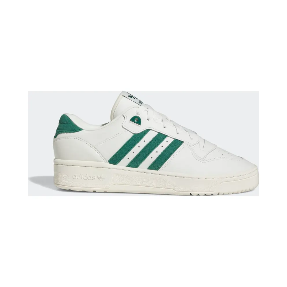 adidas Rivalry Low Schuh White Tint / Team Dark Green / Off White (FZ6335)