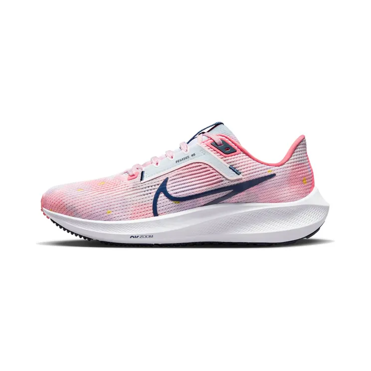 Nike Pegasus 40 Premium Floral Watercolor “Pearl Pink / Coral Chalk / White / Midnight Navy” (DV7890-600)